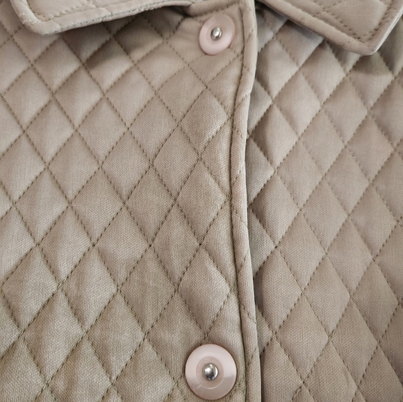Quilted Tan XL Riding Jacket Giacca Gallery Company - Picture 3 of 16